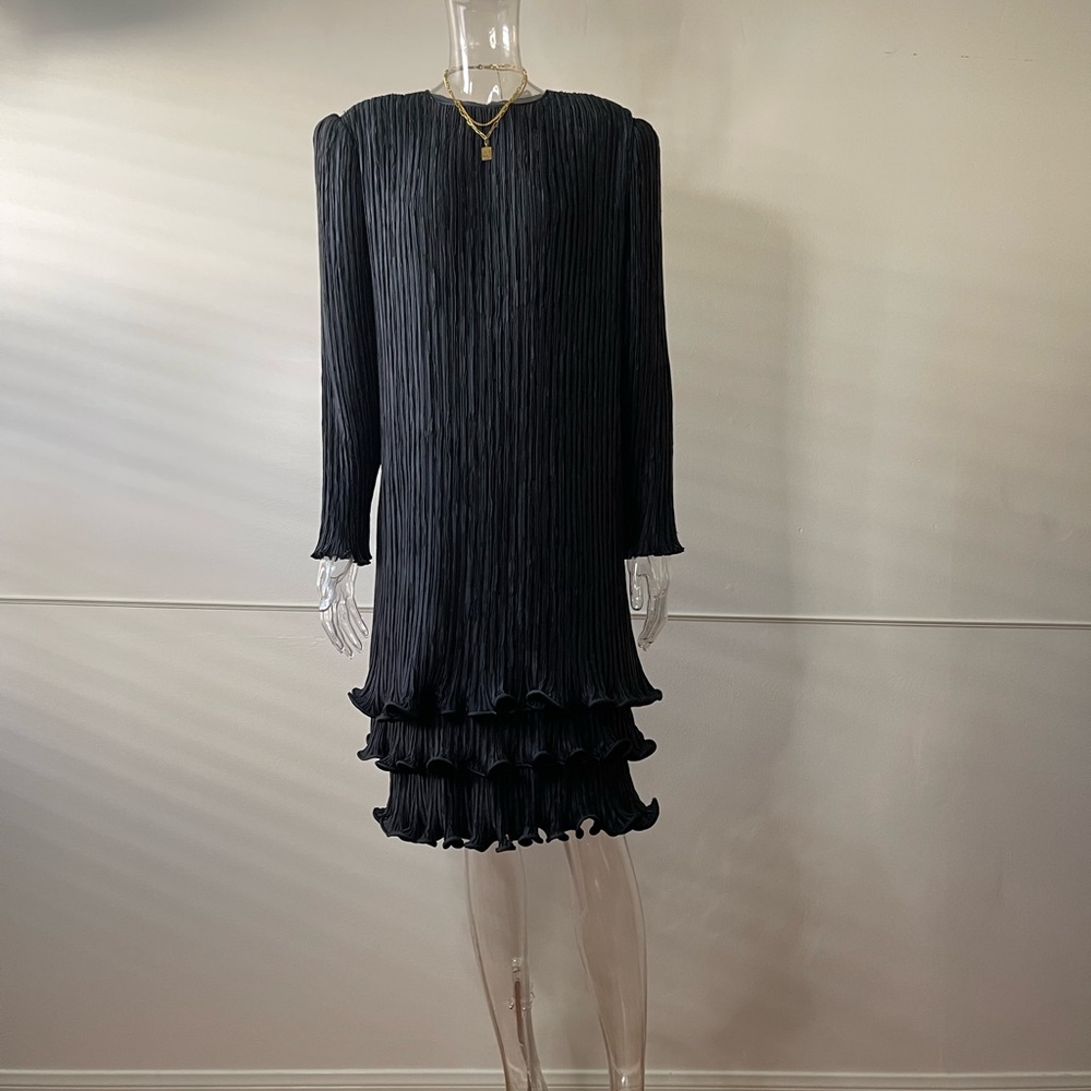 Pierre Labiche black vintage dress size 12